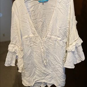 Blue Island beach coverup